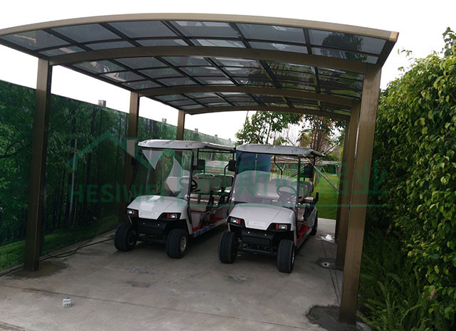 廣東東莞單位小區車棚