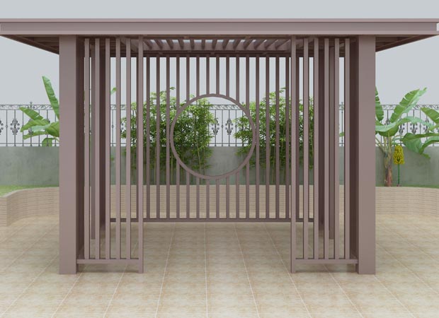 新中式涼亭廊架