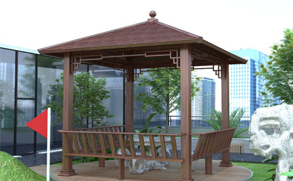 戶外鋁合金涼亭