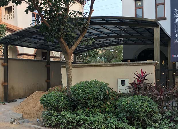 鋁合金合抱車棚