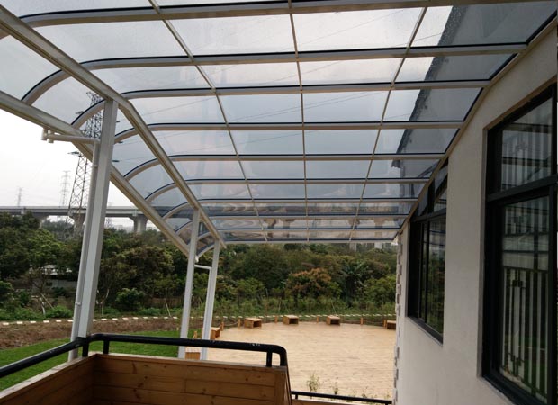 家用鋁合金防雨棚案例實圖