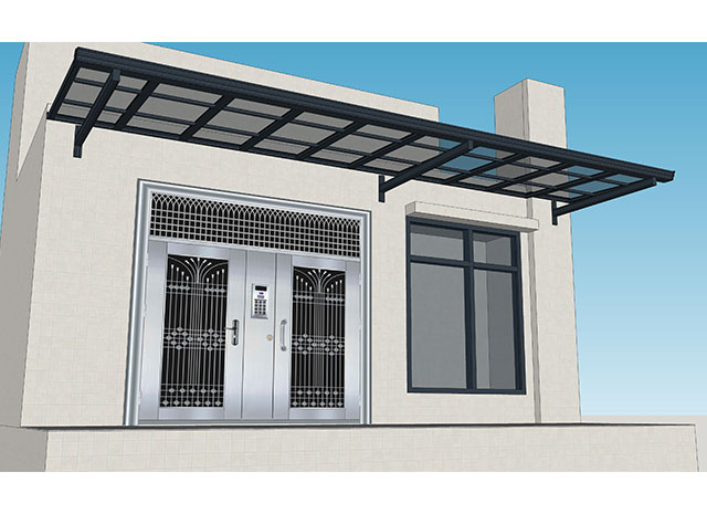 玻璃鋁合金雨棚